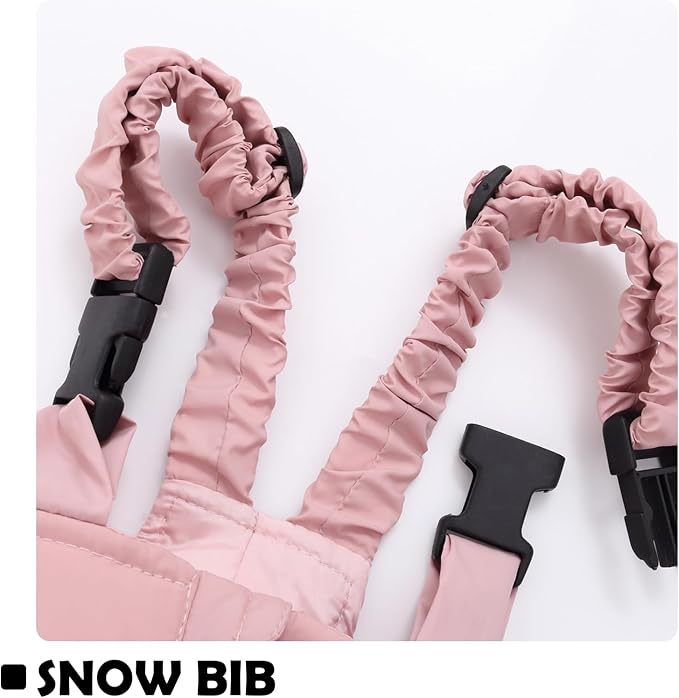 Baby Girl Winter Snowsuit Coat Boy Fur Snow Pants Bib Jacket For Toddler Clothes