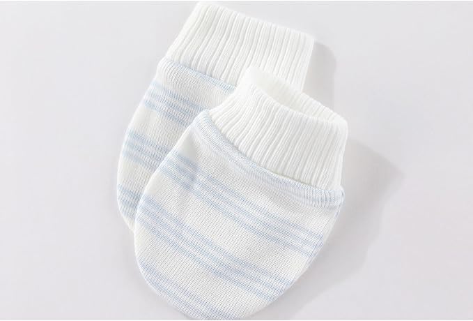 Cute Baby Girl Hats Mittens Set 10-Pack New Born Boy Caps Gloves Suit 0-6 Months Infant Accessories