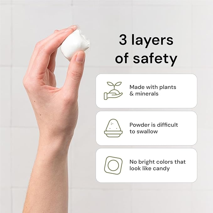 Grab Green Automatic Dishwashing Detergent Pods, 24 Count, Tangerine Lemongrass Scent, Plant and Mineral Based, Superior Cleaning, Powerful Grease Removal, Brilliant Shine