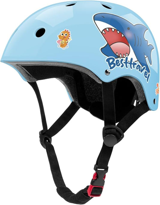 Kids Helmet, Toddler Adjustable Kids Ages 3-8 Years Old Boys Girls Multi-Sports Safety