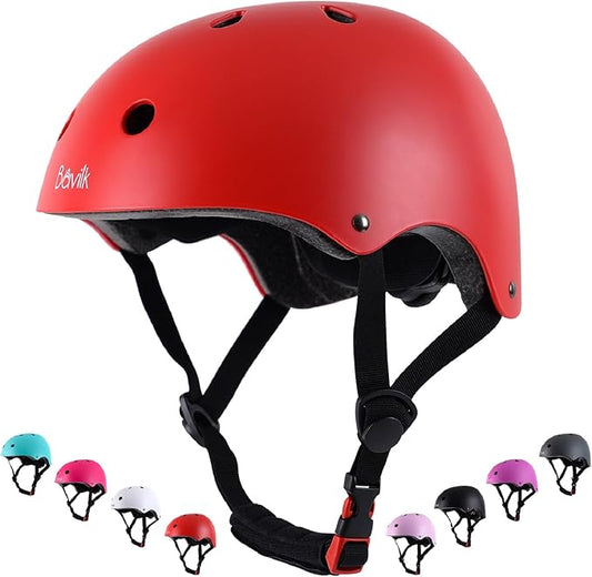 Kids Bike Helmet,Boys Girls Helmet Multi-Sport Helmet for Skateboard Roller Inline Skating Bicycle Scooter 3 Sizes