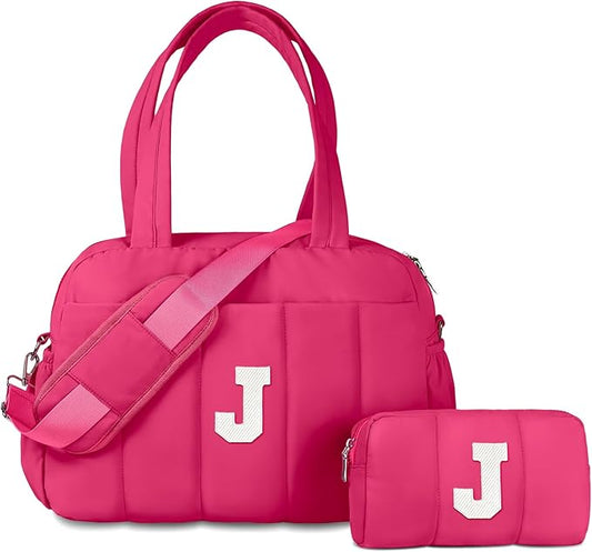 Dance Bag, Kid Weekender Bags，Girl Overnight Bag with Wet Pocket，Sweet 16 Gifts for Girls-Lightweight Travel Tote Personalized Cheer Bags with Makeup Pouch