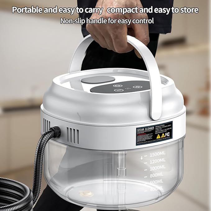 Handheld Steam Cleaner,Portable High-Pressure Steam Cleaner with Smart Touch Screen, Steam Cleaner for Home Cleaning of Bathroom,Furniture,Car, Shower,Kitchen, and Toys