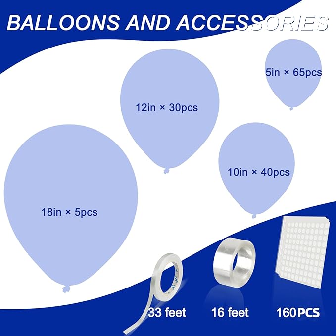 140pcs Metallic Black Round Balloons Different Sizes 18 12 10 5 Inch Latex Balloons for Arch Decoration Party Balloon Kit for Graduation Birthday Party Wedding Balloon Baby Shower Decoration