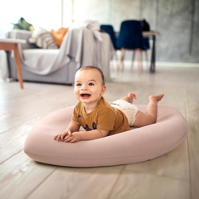 Baby Lounger Cover: Skin-Friendly & Breathable Slipcover for Lounging & Playtime - Snug Fit & Zipper-Free for Safty Daily Homeuse - Must Have for New Parents