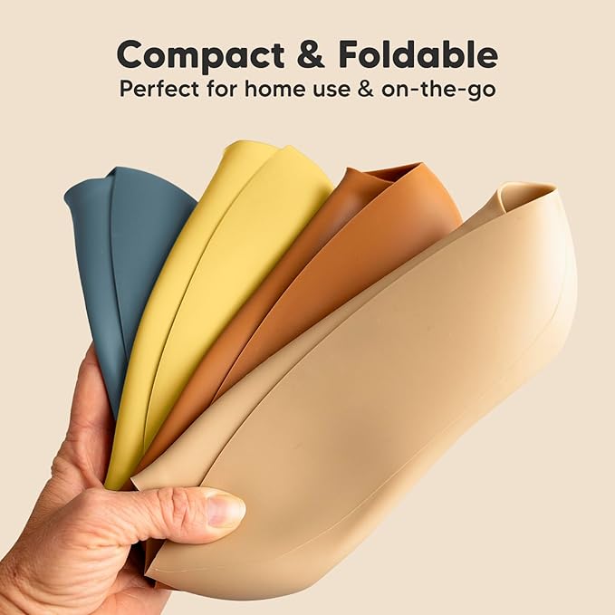 KeaBabies 2-Pack Silicone Baby Bibs for Eating - Sturdy Food-Grade Silicone Bibs for Babies Girl, Boy, Large Food Catcher, Clean & Put On Easily, Waterproof Toddler Feeding Essentials (Valiant)