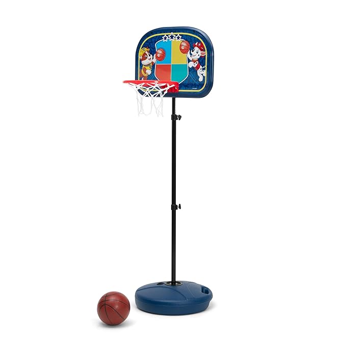 Delta Children PAW Patrol Basketball Hoop Set for Kids, Blue
