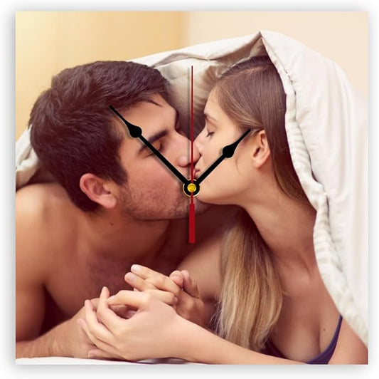 Generic Custom Clocks for Walls Personalized Clocks with Photo Text Logo That PVC Customized Round Silent Clock for Living Room Creative, 12inch-30cm