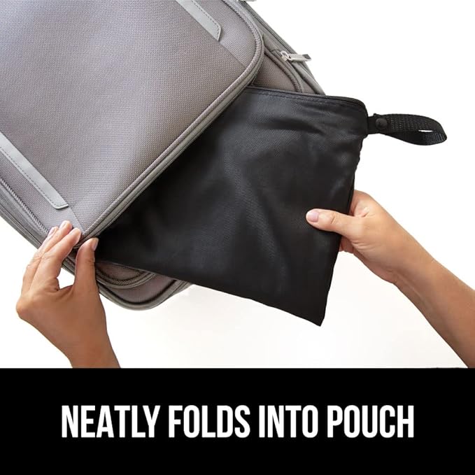 GORILLA GRIP Car Seat Travel Bag for Airplane Gate Check, Easy Carry Padded Backpack Bags Cover Carseats, Infant Baby Carriers and Toddler Booster Seats for Airport, Child Air Travels Essential, Blue