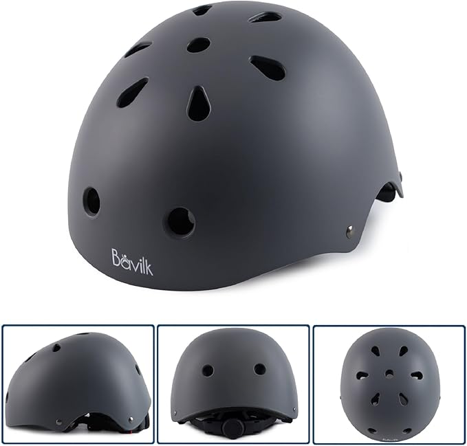 Kids Bike Helmet,Boys Girls Helmet Multi-Sport Helmet for Skateboard Roller Inline Skating Bicycle Scooter 3 Sizes