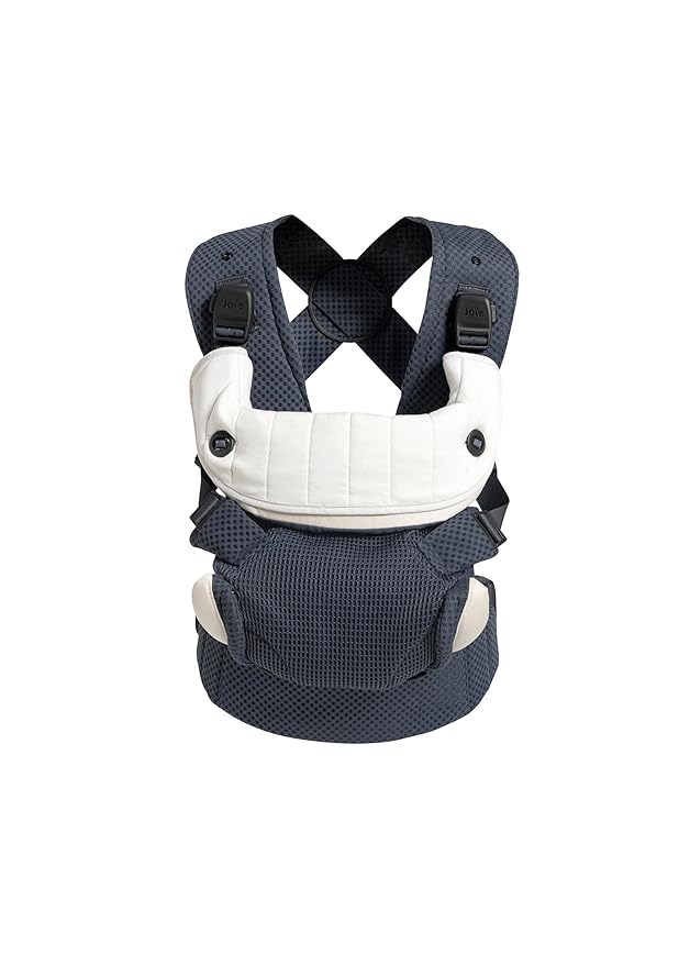 Joie Savvy Lite Air 3-in-1 Baby Carrier – Lightweight, Ergonomic Baby Carrier with 3 Carry Positions, Breathable Fabric, Padded Straps, and Lumbar Support (Indigo)