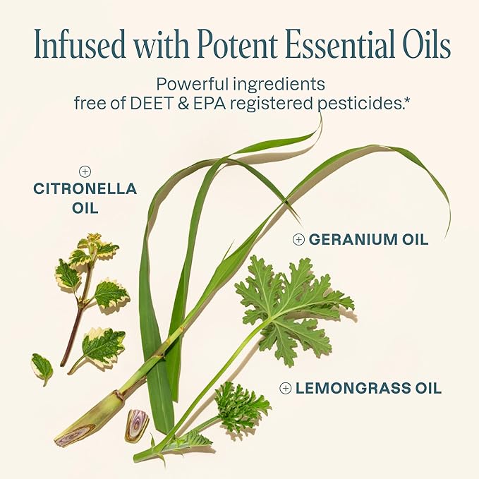 Cliganic 25 Pack Mosquito Repellent Bracelets for Adults & Kids - Natural DEET-Free Bands, Individually Wrapped