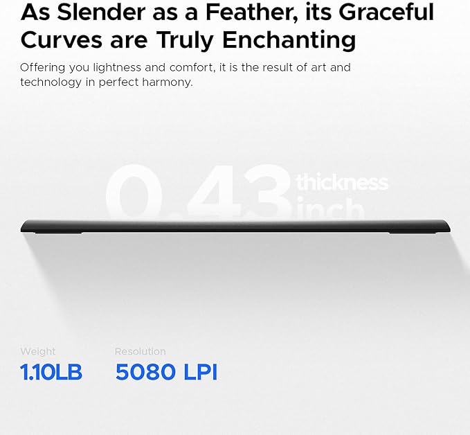 Graphic Drawing Tablet, ienRon 10x6.25 Inch,Digital Graphics Tablets for PC and Computer/Pad- 8192 Pressure Battery-Free Pen, 12 Hot Keys, Compatible Windows/Android, Includes Stand,Good Gifts,Black