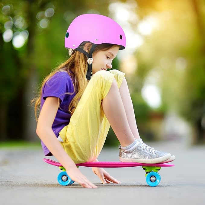 Kids Helmet for 2-3-5-8-14 Ages Girls and Boys, Ventilation and Impact Resistance Toddler Helmet for Multi-Sport Bicycle Scooter Inline Roller Skate and Skateboarding