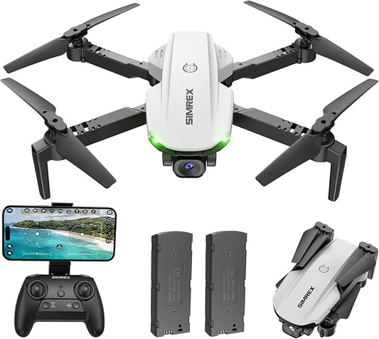 Drone With Camera 1080P for Kids And Adults, RC Quadcopter with Altitude Hold, Mini Drone With One Key Start, Waypoint Fly, Headless Mode, 3D Flip, 3 Speeds, Remote Control Drone for Beginners