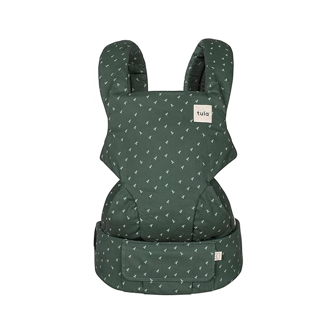 Baby Tula Explore Carriers - Breathable Baby Carrier Newborn to Toddler - Adjustable Toddler Carrier - Multiple Ergonomic Positions Front and Back - Ergonomic Fit for 7-45 lb - Cotton, Seedling