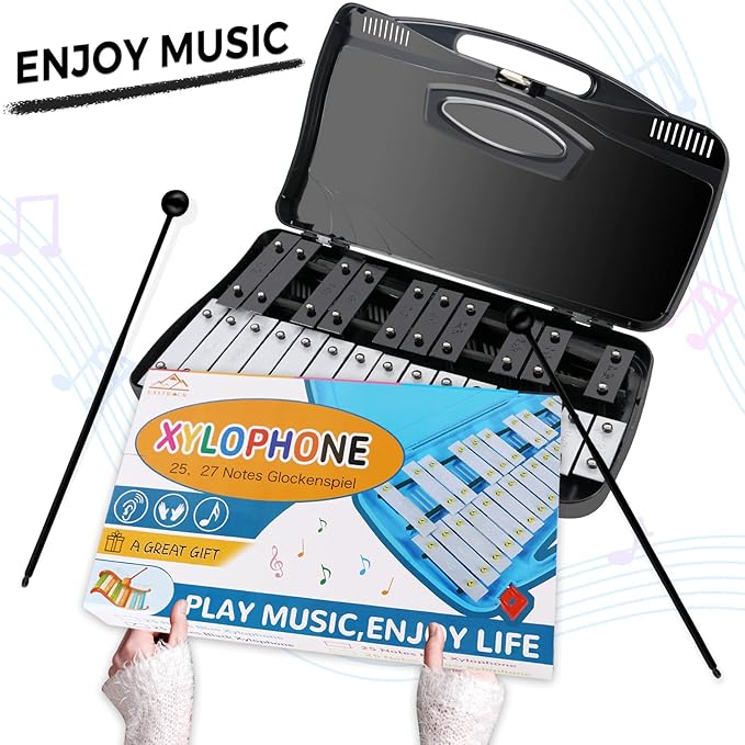 EASTROCK Glockenspiel Xylophone for Kids, Professional Music Teaching, Gifts