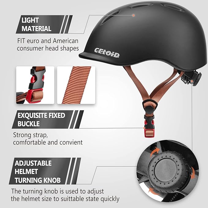 Kids Bike Helmet,Toddler Cyling Helmets for Ages 5-8-9-10-12-14-16Years Youth Boys & Girls,Child Adjustable Multi-Sport Bicycle Skateboard Roller Skate Scooter Balance Skateboarding Helmet