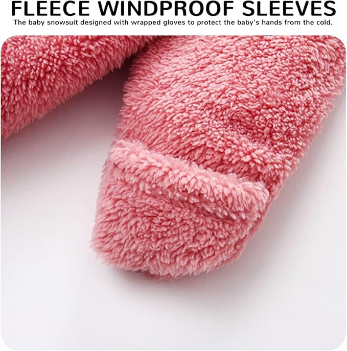 Baby Boy Girl Snowsuit Winter Warm Clothes Coat Infant Jumpsuit Toddler Outfit