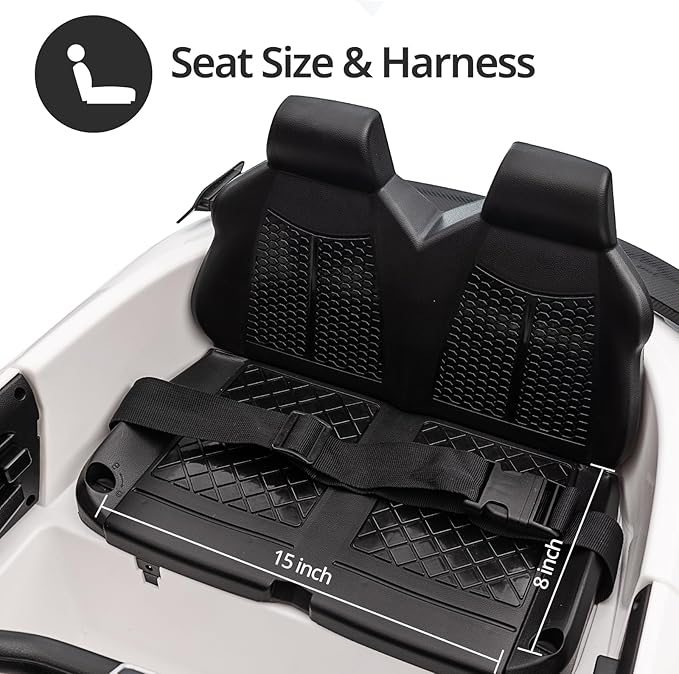 Electric Car for Kids, Licensed Audi 6V Kids Ride on Car Toy for Toddlers with Remote - White