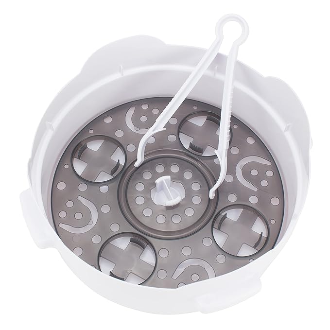 Dr. Brown's Microwave Steam Sterilizer for Baby Bottles, Nipples, Bottle Parts, Pacifiers, Teethers and Breast Pump Parts