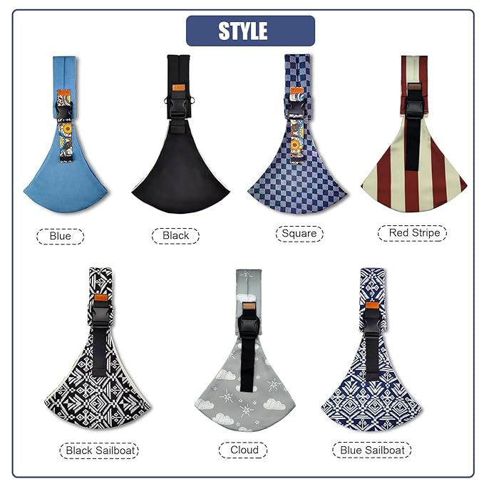 Baby Sling Carrier,Baby Sling,Toddler Carrier,Adjustable and Non-Slip Hip Seat Carriers Carrying 10-30 lbs(Ocean)