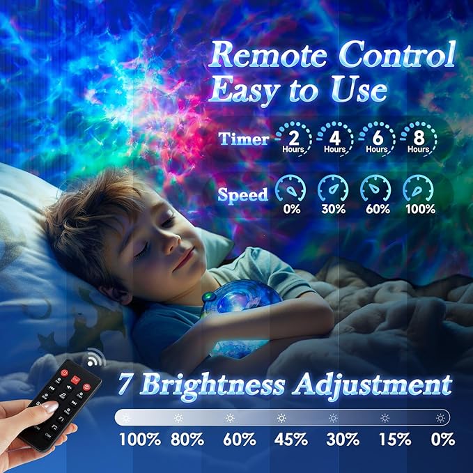 Galaxy Projector for Bedroom Adults, 15 Color+15 White Noise Star Projector Galaxy Light Projector for Bedroom, Bluetooth Star Lights for Ceiling Projector,LED Projector Lights
