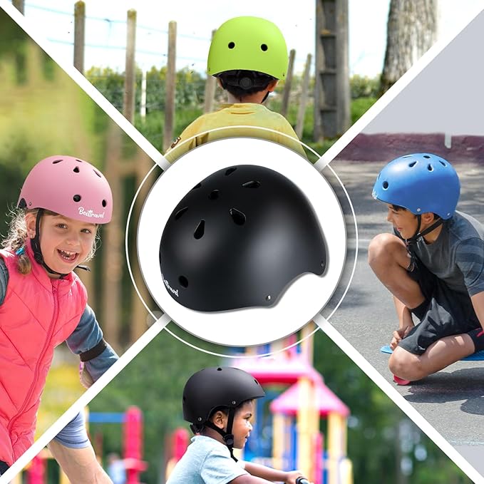 Kids Helmet, Toddler Adjustable Kids Ages 3-8 Years Old Boys Girls Multi-Sports Safety