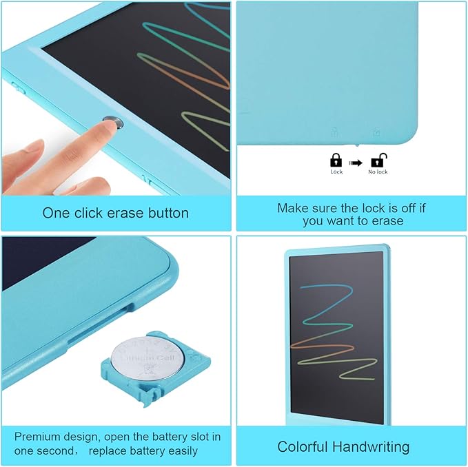 2 Pack LCD Writing Tablet for Kids Doodle Board 10 Inch, Electronic Drawing Tablet Drawing Pads, LEYAOYAO Drawing Board Learning Educational Toddler Toy - Gift for 3-6 Years Old Boys Girls