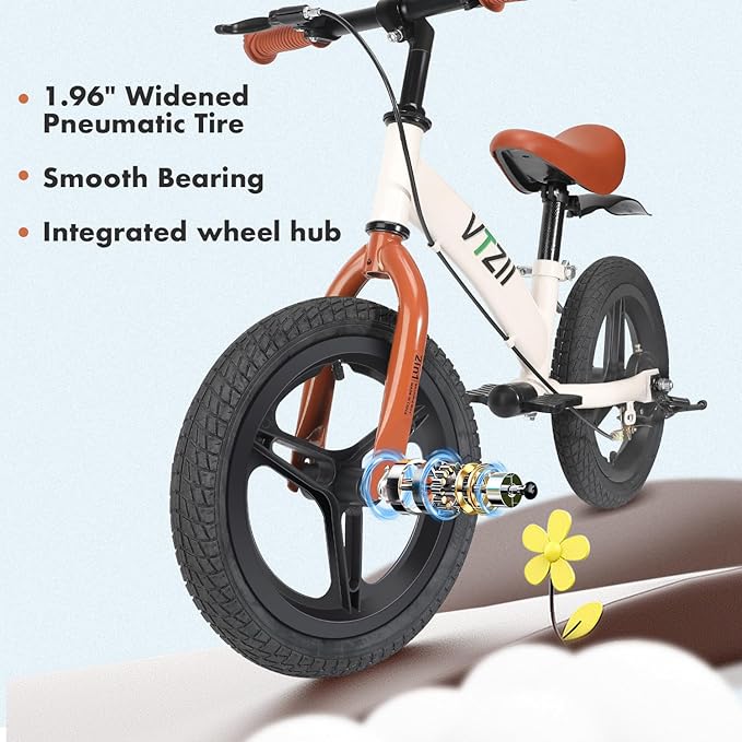 Balance Bike 2 in 1 with Pedals Brake Training Wheels Kickstand Pneumatic tyre,for Kids 2-7 Years Old,Kids Bike 12 14 16 inch