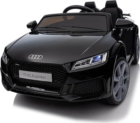 Electric Car for Kids, Licensed Audi 6V Kids Ride on Car Toy for Toddlers with Remote - Black