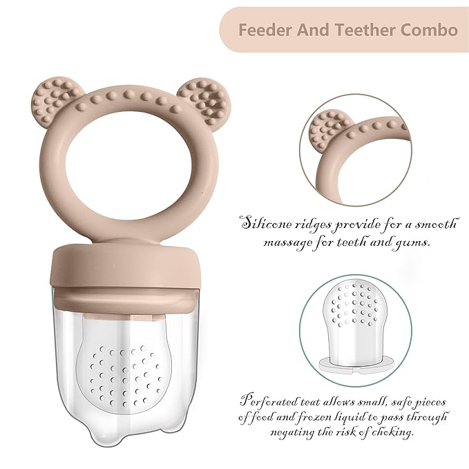 Frozen Breastmilk Teether & Baby Food Feeder Tray - Teething and Feeding