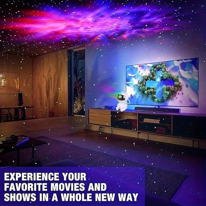 Astronaut Star Projector, Star Projector Galaxy Light for Kids，8 Modes Remote and 270° Adjustable Led Lights for Bedroom, Girls Room Decoration, Home Theater, Ceiling, Timer(Original White)