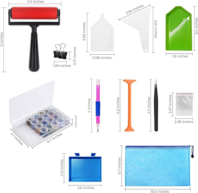 iVyne Rechargeable A4 Light Pad for Diamond Painting & Art Projects – LED Light Board with Diamond Art Accessories – Ultra-Thin & Portable Diamond Dot Light Board, Perfect for Artists - Pink