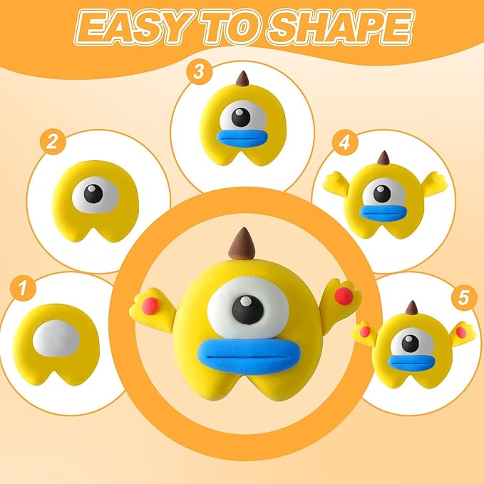 A‌RTPAR Air Dry Clay 156 Colors,Modeling Magic Clay for Kids Bulk Kit, Soft & Non Sticky,Non-Toxic Art and Crafts Supplies for Classroom Projects, Creative Toys Family Party Games for Boys & Girls