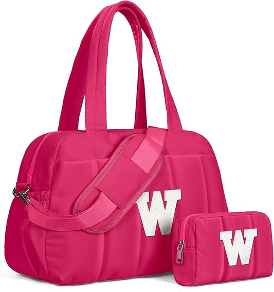 Dance Bag, Kid Weekender Bags，Girl Overnight Bag with Wet Pocket，Lightweight Travel Tote Personalized Cheer Bags with Makeup Pouch-12 Year Old Girl Birthday Gifts