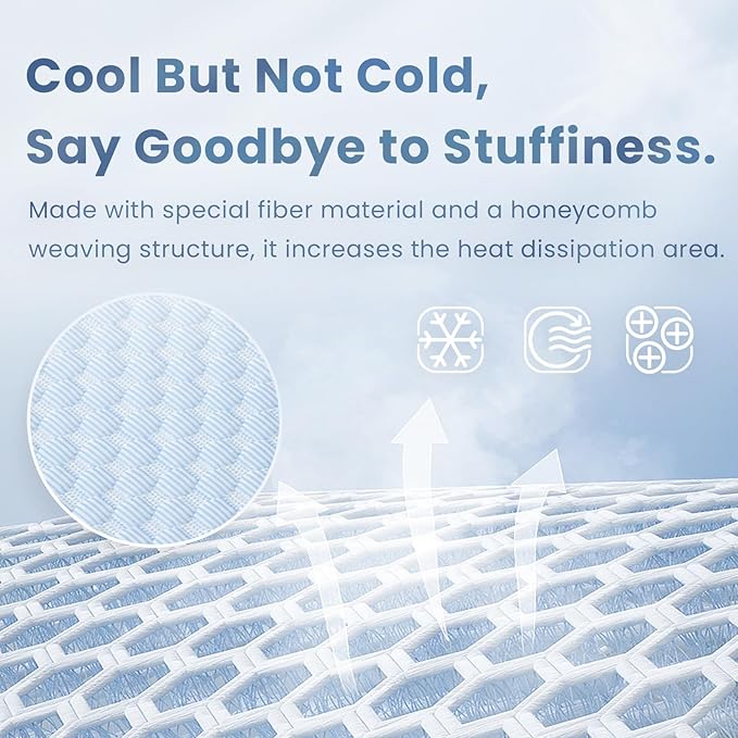 Baby Play Mat for Summer, 1.3 Thick Extra Large Memory Foam Cooling Floor Tummy Time Mat, Soft & Breathable, Non-Slip Rectangular for Toddlers’ Playtime & Rest(Light Blue,79"x118")