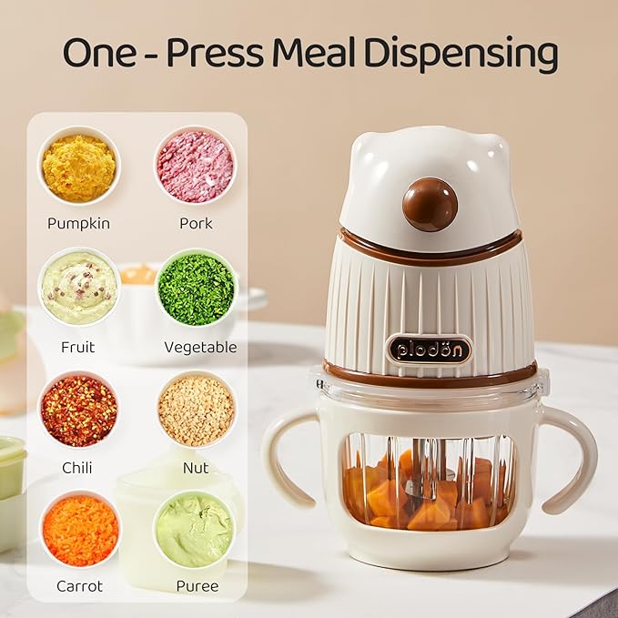 Baby Food Processor &Food Maker, A blender for vegetable fruit meat and rice paste a baby feeding tool
