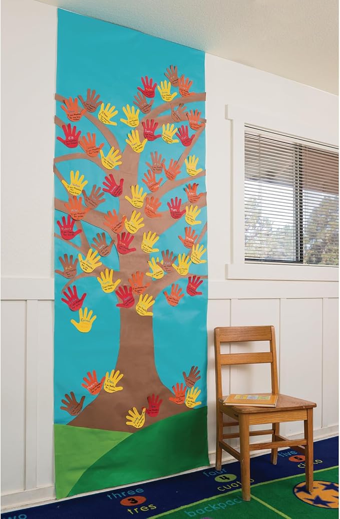 Colorations Dual Surface Paper Roll Classroom Supplies for Arts and Crafts Flame Red (36" x 1000') - DSFR