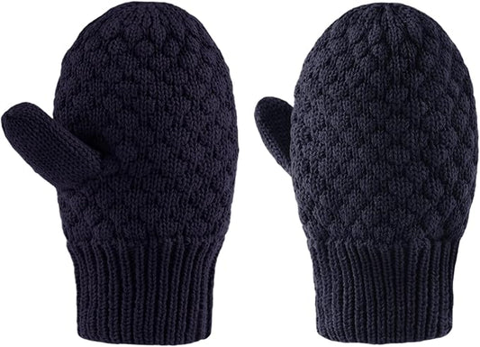 Baby Knit Mittens Toddler Boys Girls Gloves Winter Infant Newborn No Scratch Mitten 0-3 Years