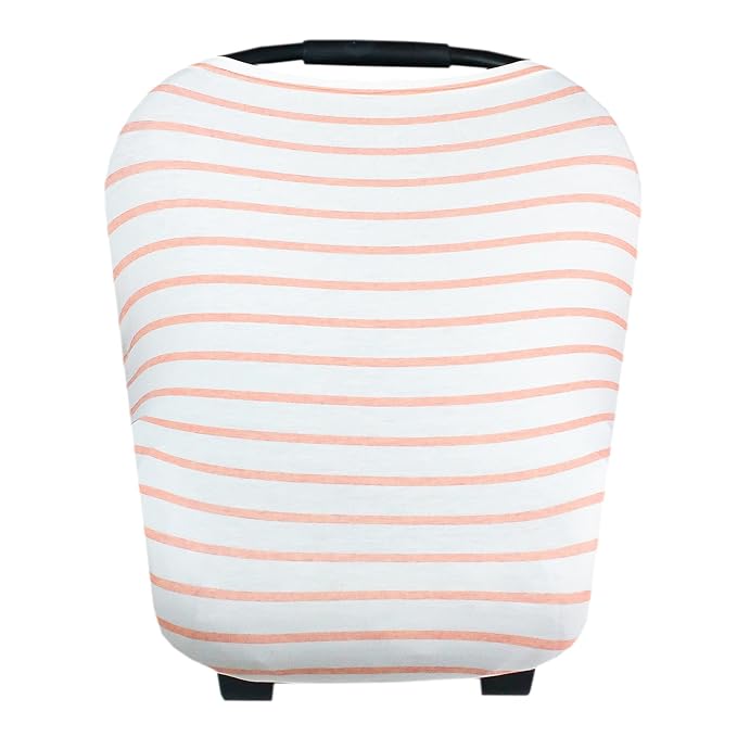 Copper Pearl Multi-Use Cover: Car Seat Covers, Nursing Cover, and Stroller Cover for Sun - Stretchy Fabric, All-Season Use, Stylish Designs, Easy Access for Moms - Lainey