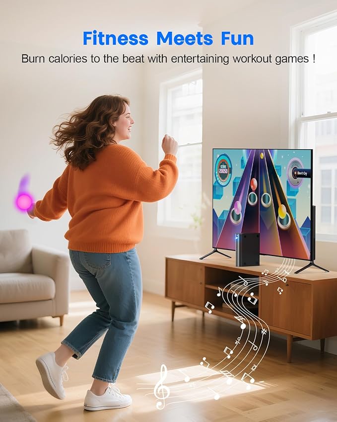 AR Motion Gaming Console for Kids & Families - Plug & Play Video Game System for Indoor Physical Play & Interactive Family Fun. Great for Gifts, Game Nights, Parties, Playtime and Playdates