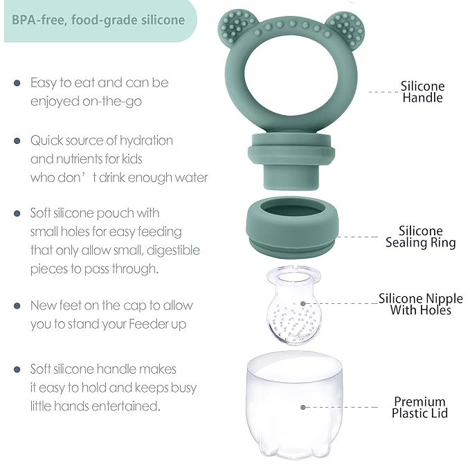 Baby Food Freezer Tray and Teething Popsicle Molds – The Perfect Solution for Your Little One's Teething and Feeding Needs