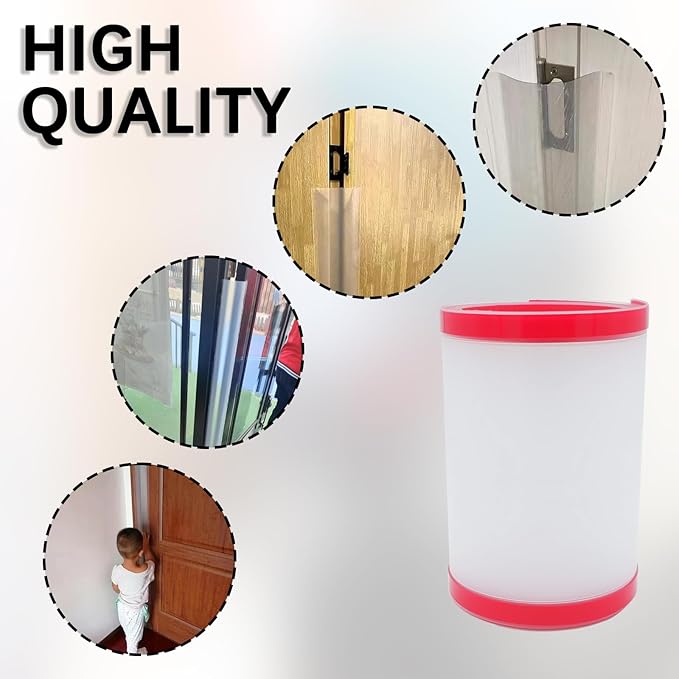 2 PCS Door Pinch Guard for Baby Proofing, Door Protector for Kids Finger Pinch Guard, Door Hinge Cover Door Jam Shield for Child Safety (Frosted 47.24 x 6.69inch)