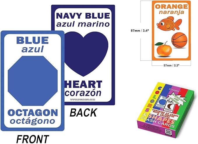 Creanoso US Schools and Learning Flash Cards Series (2-Deck)