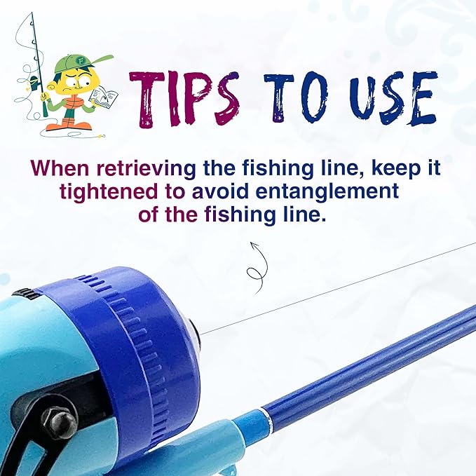 Kids Fishing Pole, Telescopic Fishing Rod, Toddler Collapsible Fishing Rod and Reel Combo with Tackle Box, Fishing Line, Bobber, and Soft Lures for Boy, Girl, Youth, Beginner, Over 4 Years Old