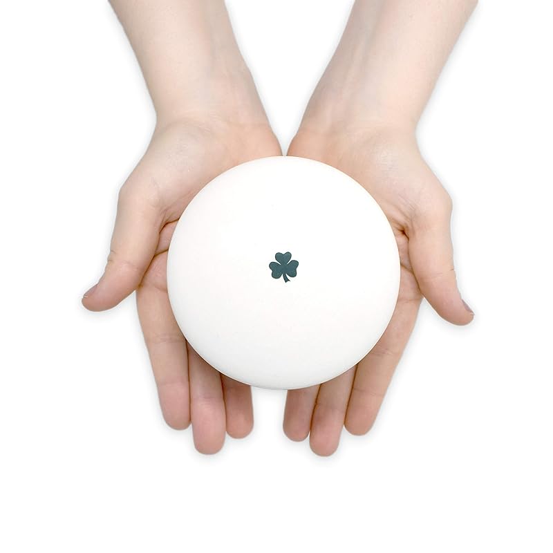 Baptism Gift or First Communion Gift, Ceramic Keepsake Box With Irish Blessing - Round Box with Shamrock in Green for Godchild