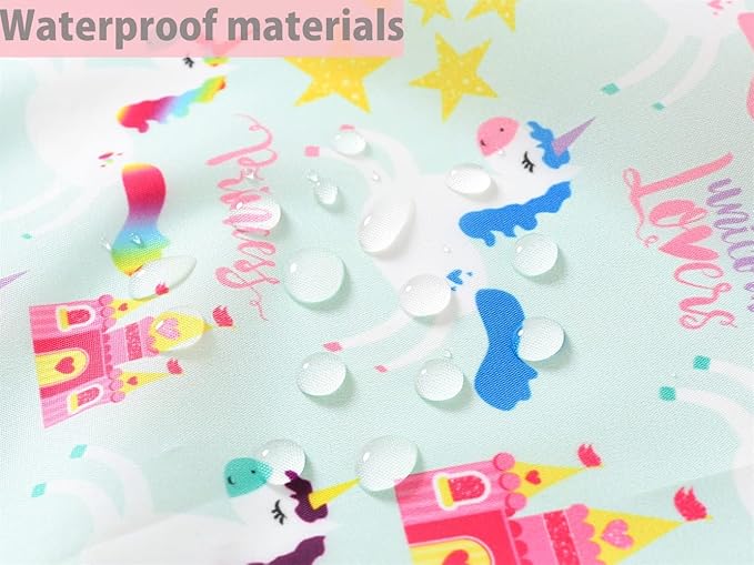 5 Pack Long Sleeve Bib,Baby Toddler Waterproof Sleeved Bib for 6-30 Months Reusable with Catch-all Pocket