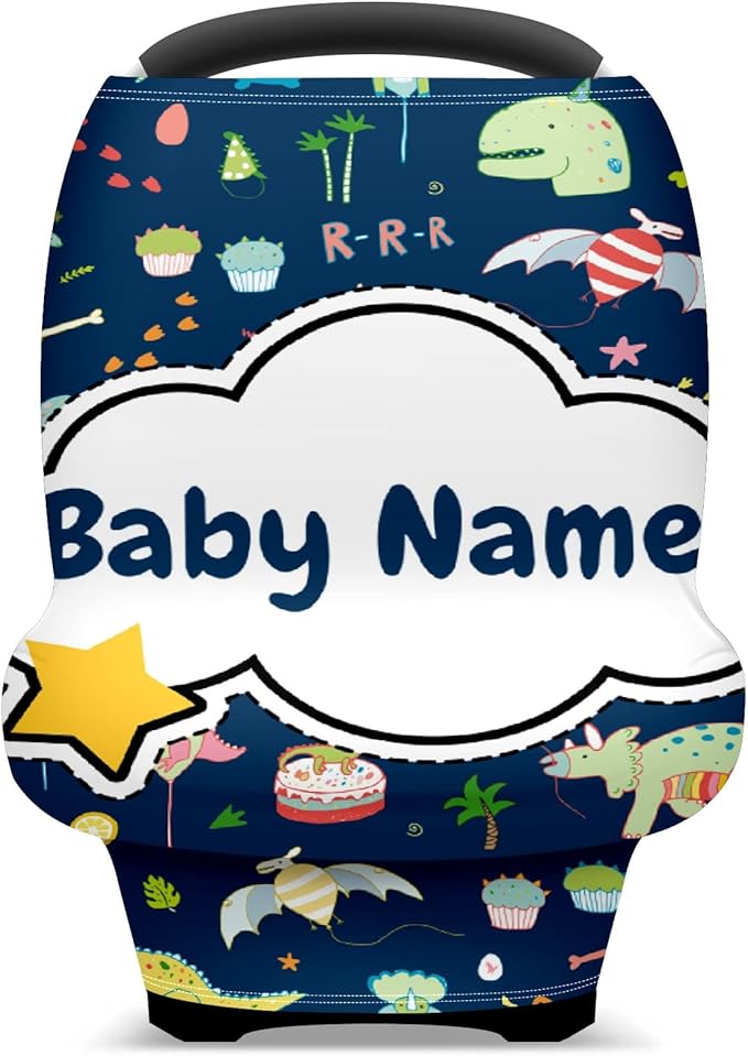 Baby Car Seat Stroller Cover Nursing Cover New Mom Breastfeeding Scarf Soft Stretchy Infant Carrier Cover Car Canopy Coverage