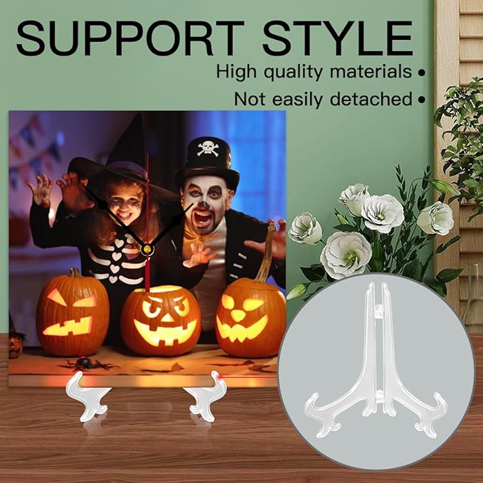 Generic Custom Clocks for Walls Personalized Clocks with Photo Text Logo Customized Round Clock for Birthday Wedding Present Creative, 10inch-25cm